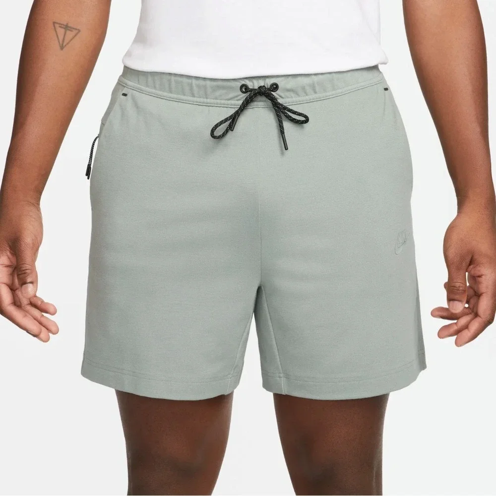 Nike Sportswear Tech Fleece Light Weight Shorts Mica Green DX0828-330 Size 3XL
